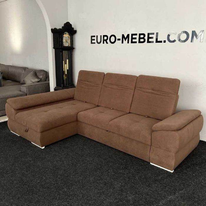 БЕЗКОШТОВНА ДОСТАВКА Новий диван кутовий в тканині