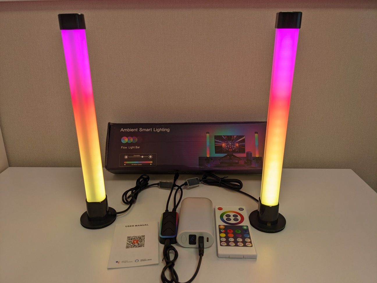 Настільні смарт RGB-IC світильники, Bluetooth версія / WI-FI версія.