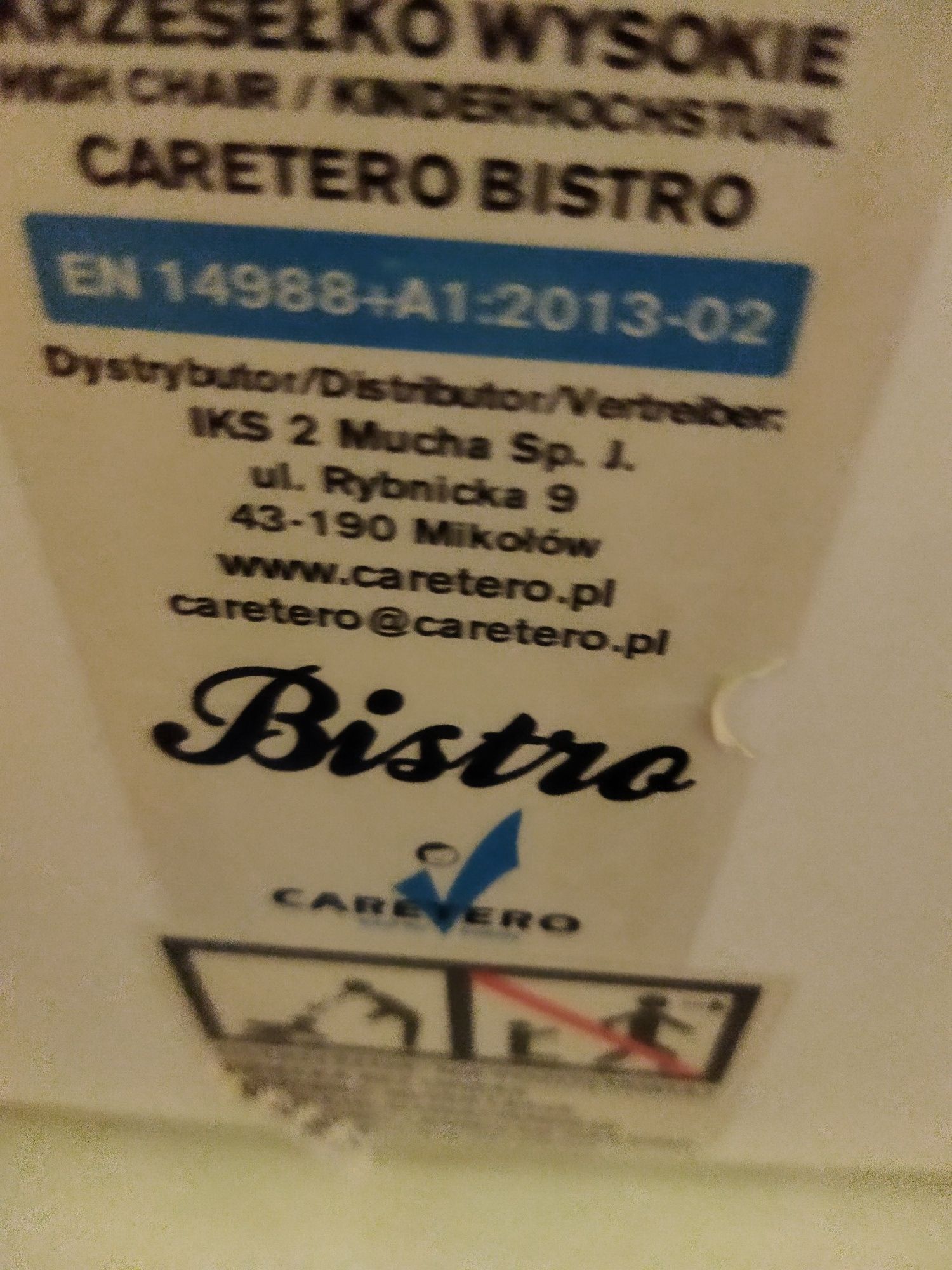 стульчик для кормления Caretero Bistro