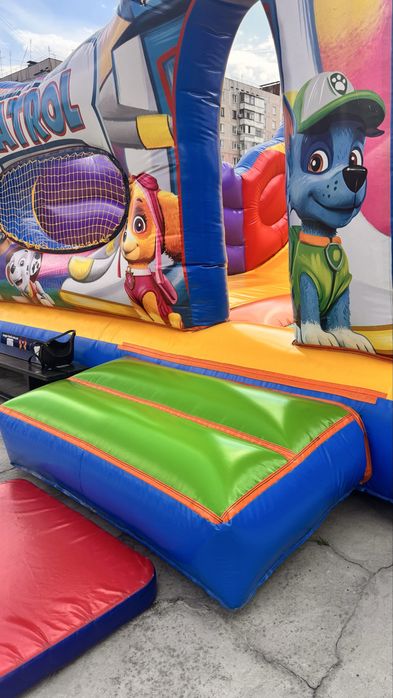 Батут гірка дитячий надувний новий Щенячий патруль