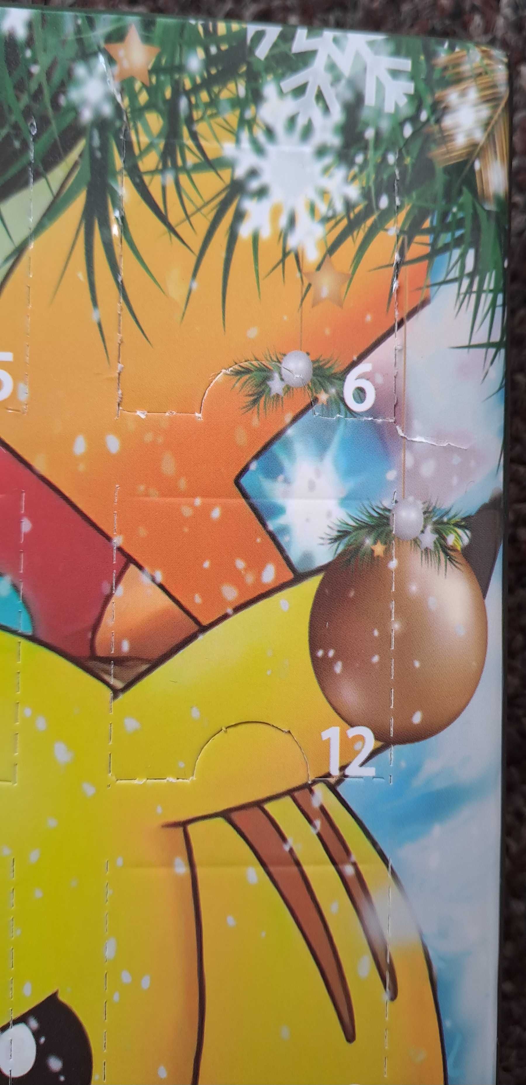 Kalendarz adwentowy pokemon Ash Pikachu 24 szt. Zestaw