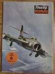 Mały Modelarz Nr 6/1986r Samolot Mig-17, model kartonowy