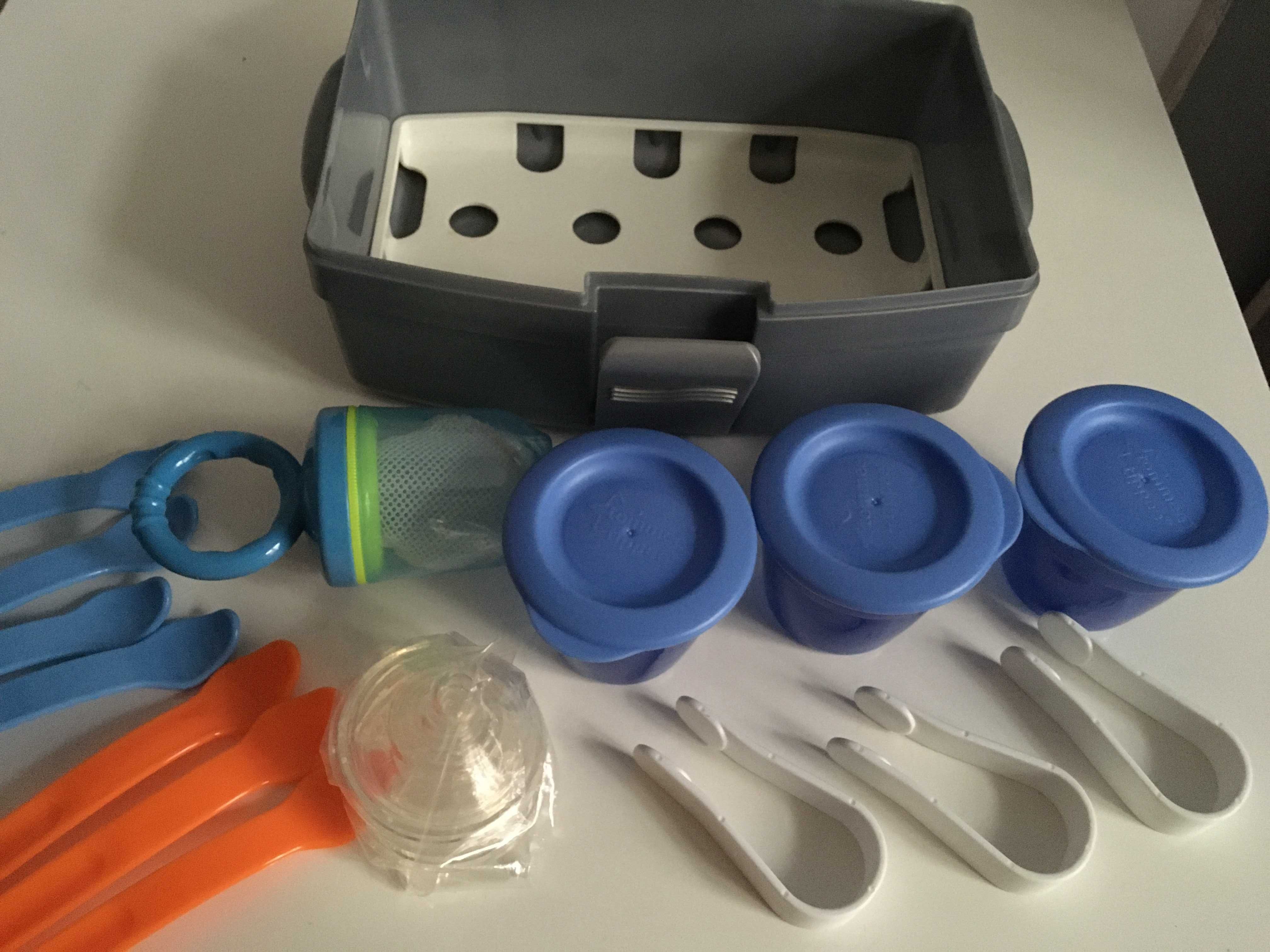 tommee tippee zestaw do sterylizacji w mikrofali pojemniczki na mleko