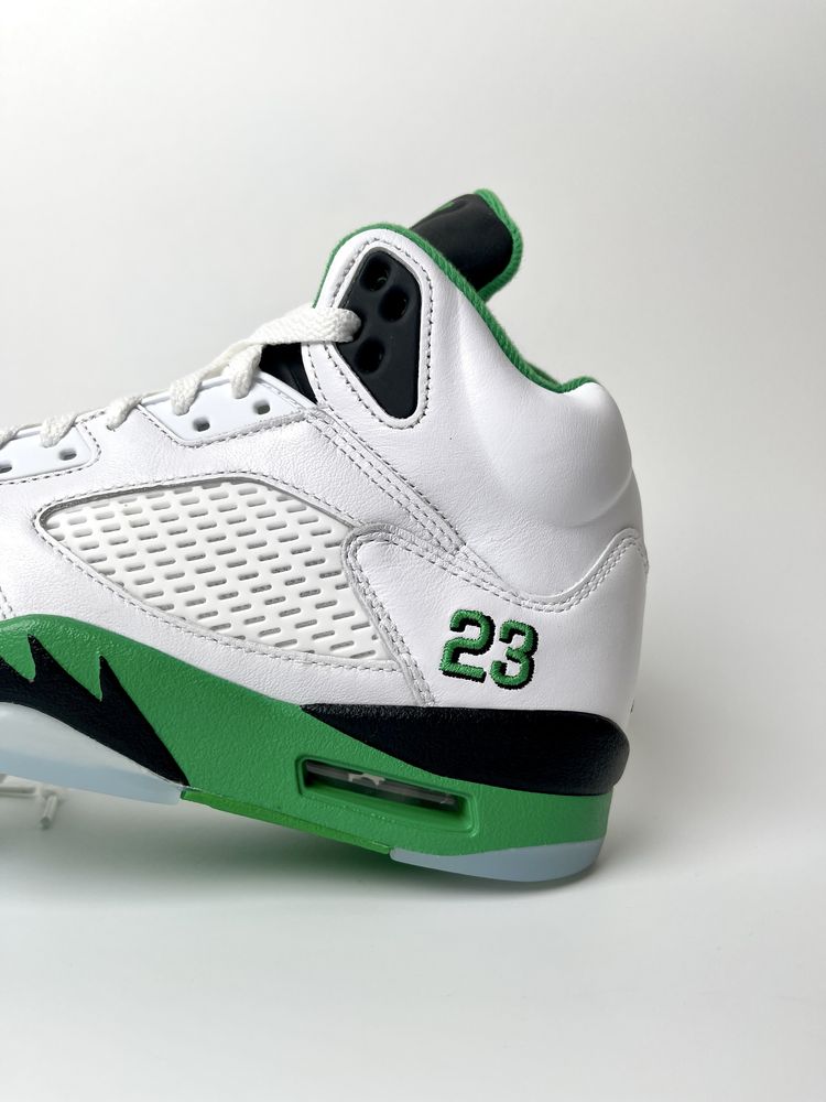 Оригинал Nike Air Jordan 5 Retro Lucky Green (DD9336 103) кожание