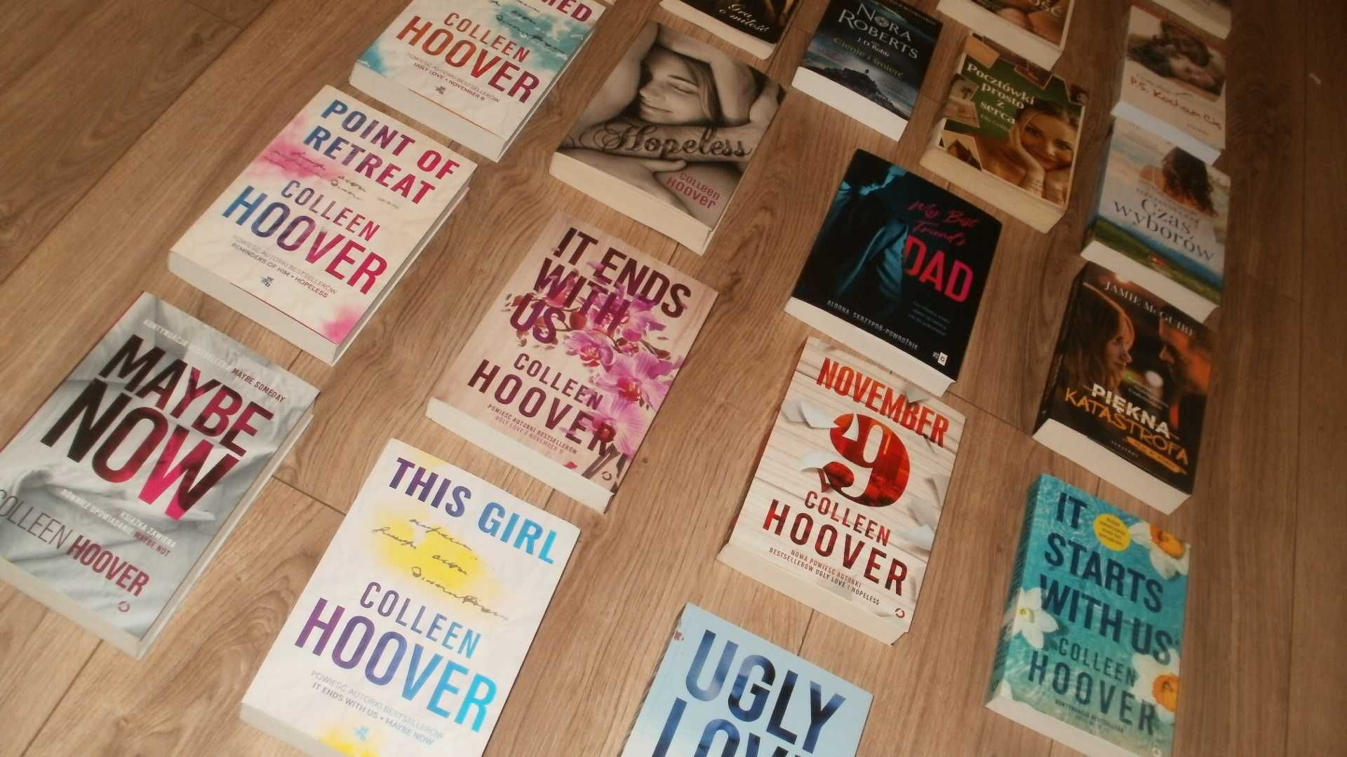 Colleen Hoover i inni - duży zestaw książek