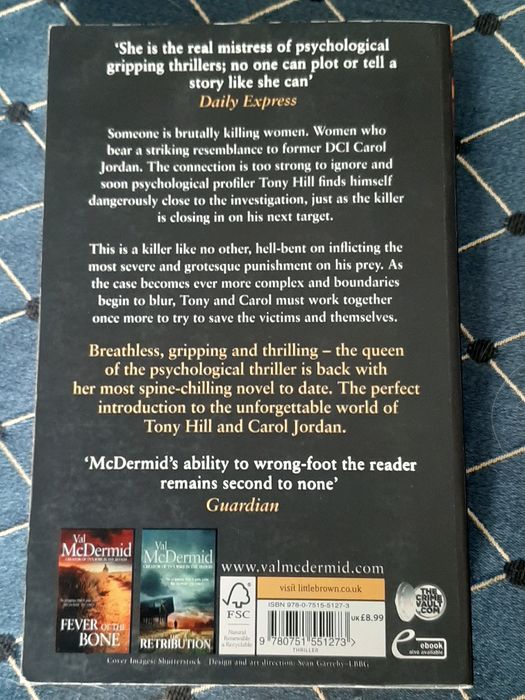 Literatura Internacional de Val McDermid "Cross and Burn"