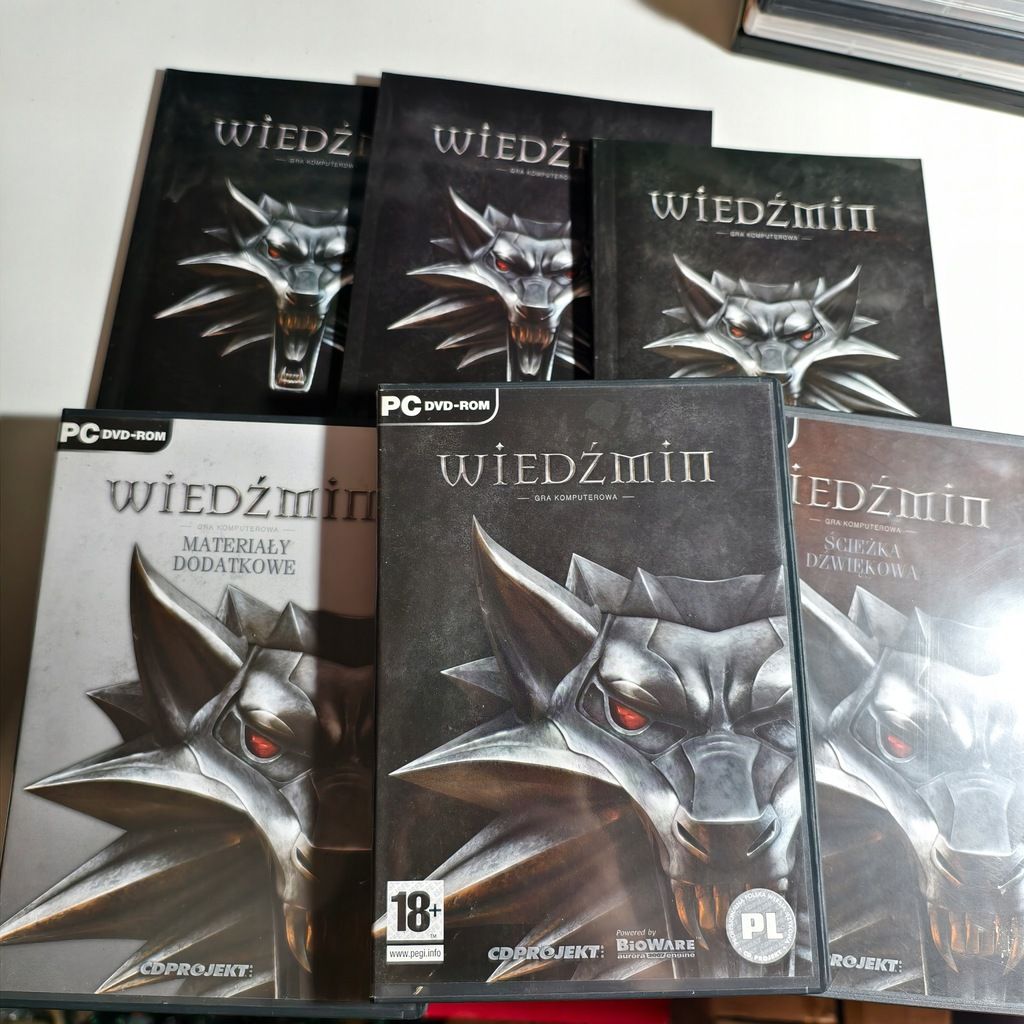 gra pc - wiedźmin 1 - polskie wydanie premierowe
