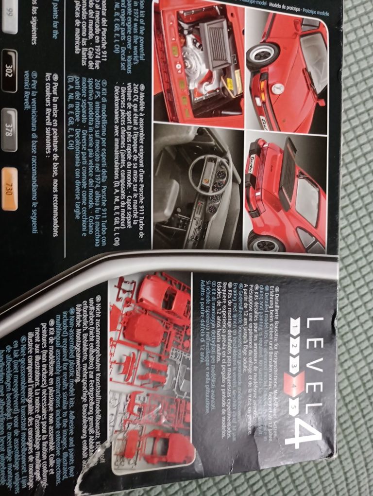 Revell Porsche 911 Turbo model do sklejania 1:24