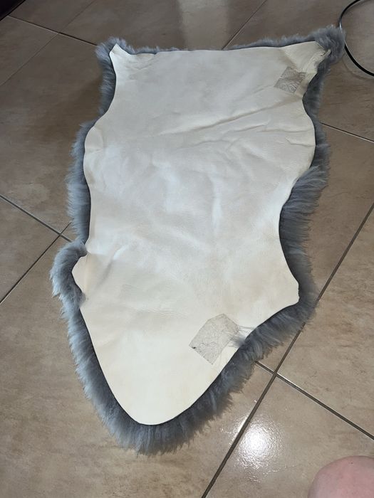 Skóra owcza naturalna w odcieniu zieleni