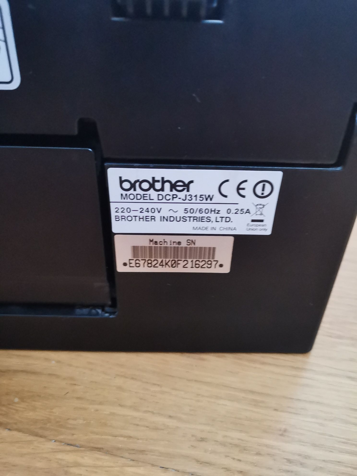 Drukarka Brother DCP-J315W &*(drukarka, kopiarka, skaner) WiFi