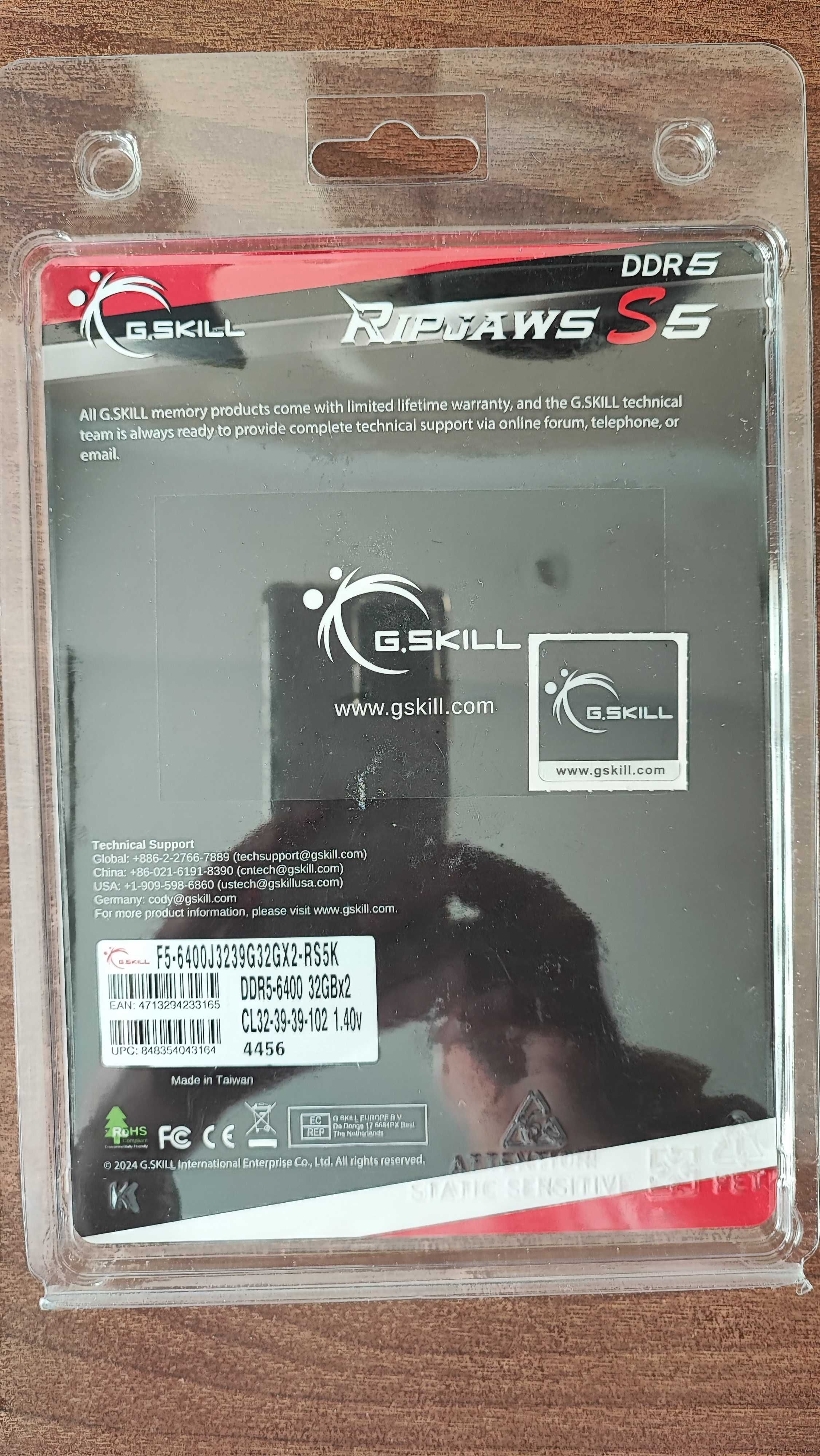Оперативна пам’ять G.Skill DDR5-6400 65536MB PC5-51200