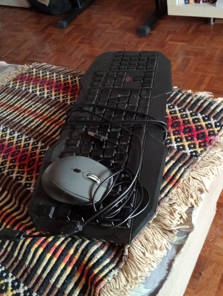 Teclado e rato perfeitamente funcionais