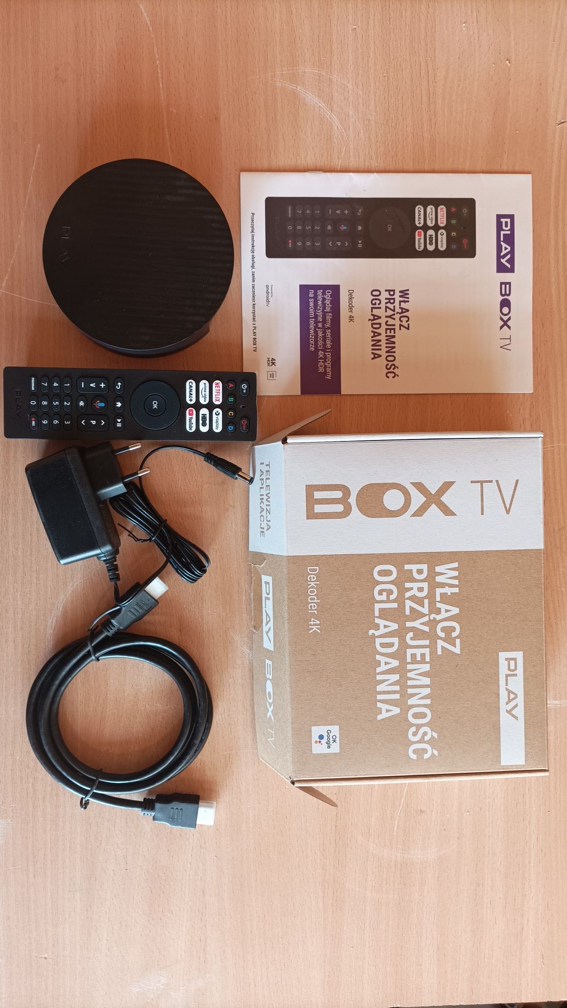 Play box4 DVB-T 2 Netflix YouTube  przystawka Android