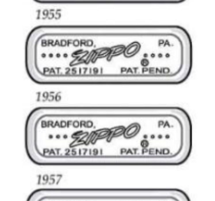 Zapalniczka ZIPPO z roku 1956 zabytkowa
