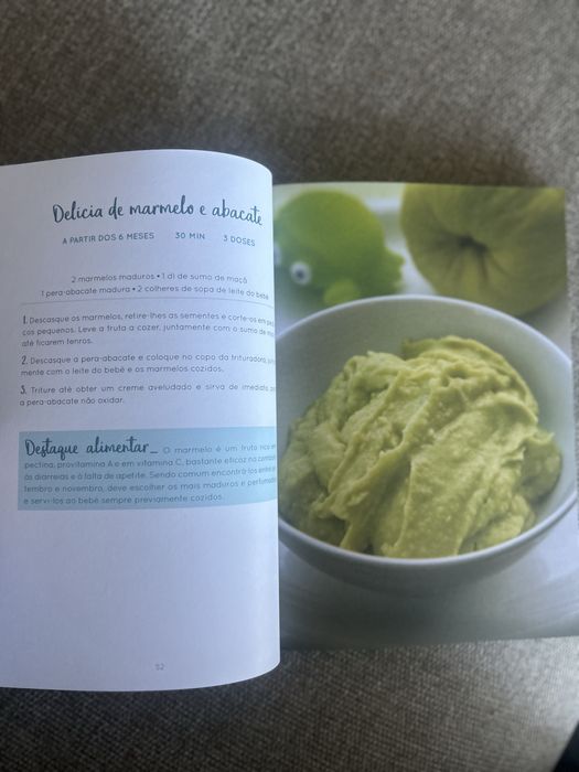 2 Livros receitas a partir dos 4 meses