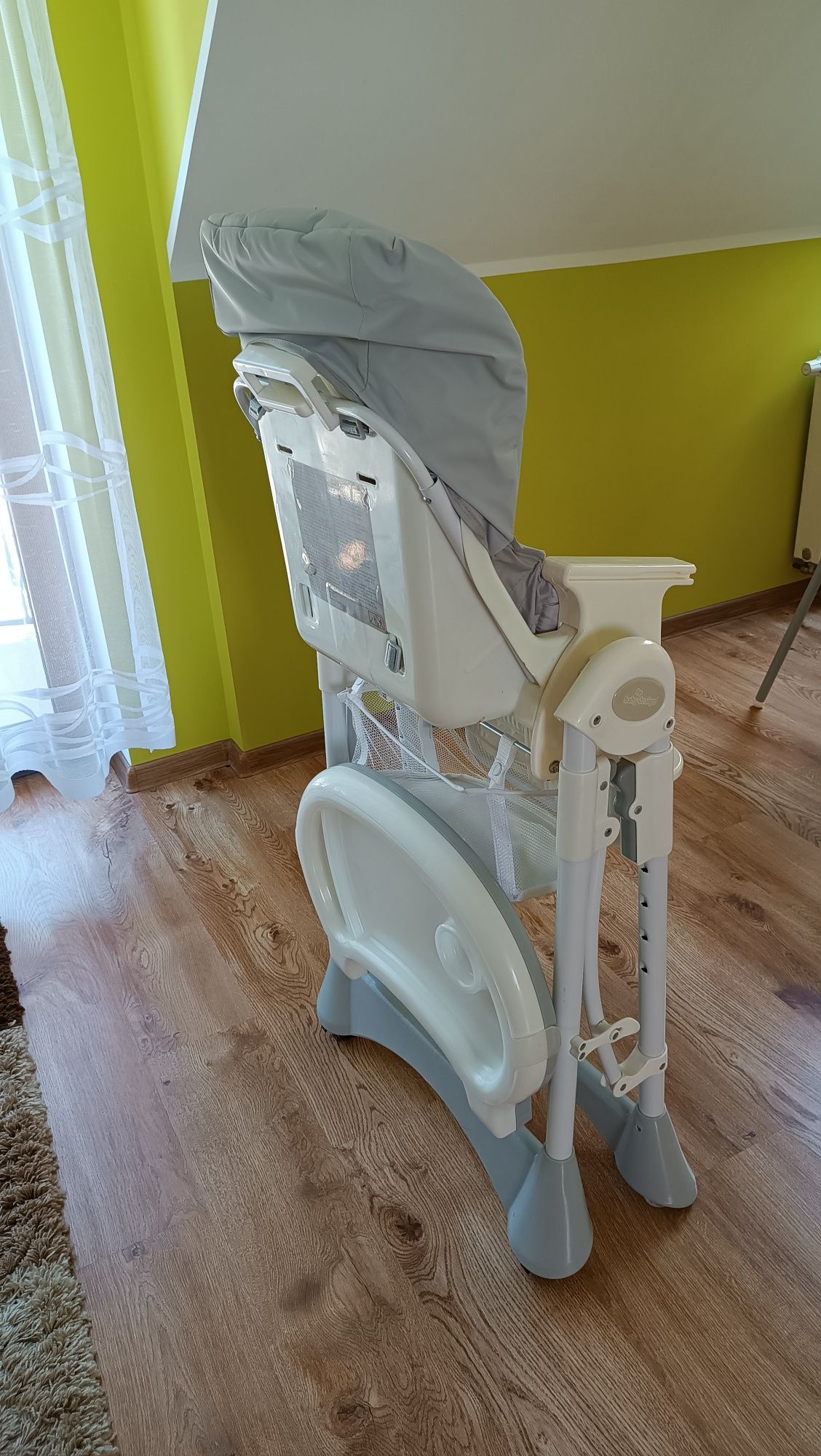 Krzesełko do karmienia baby design baby Gray
