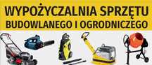 Wynajem sprzętu ogrodniczego i budowlanego