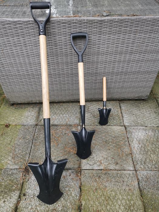 Zestaw 3szt szpadli ogrodowych