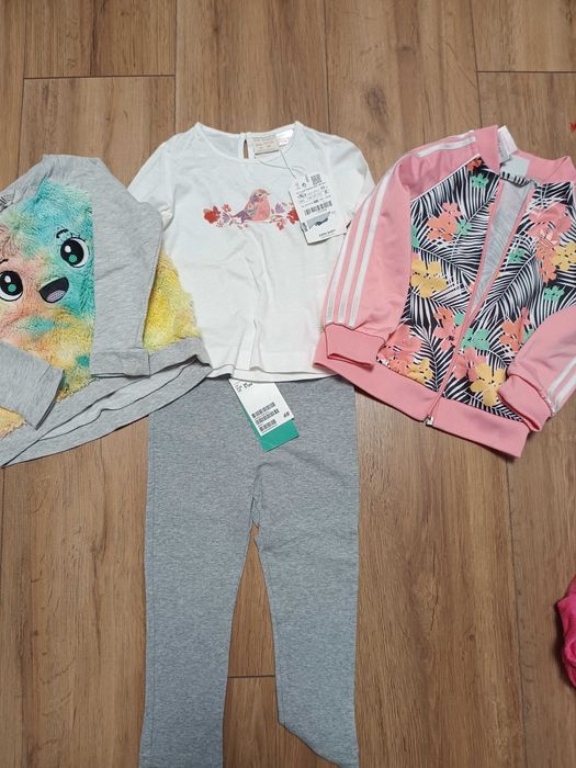 Кофта, футболка zara і брюки, лосіни hm