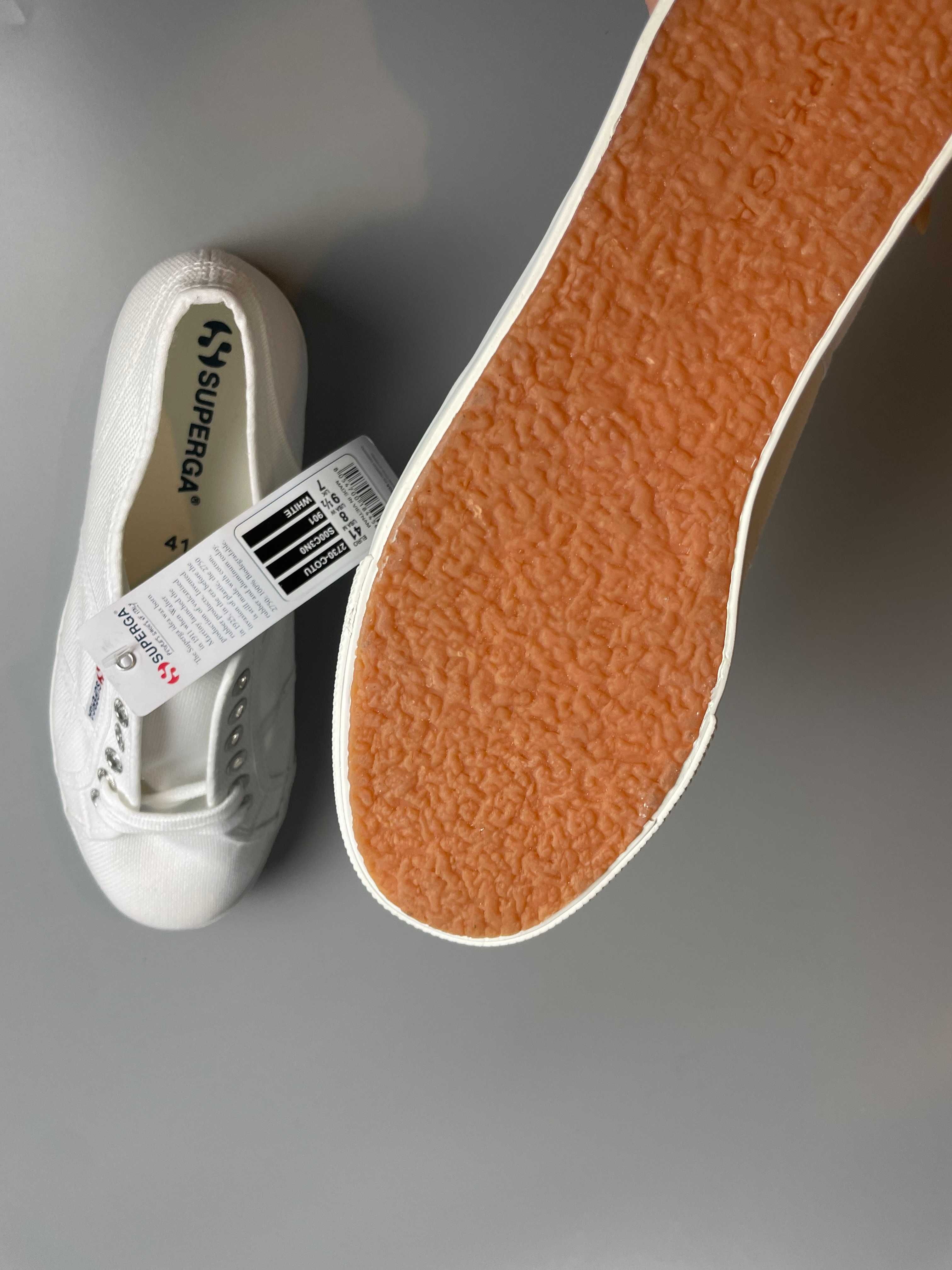 Superga Tenisówki 2730 białe trampki niskie rozm. 41 [B67] sneakersy