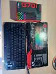 Zestaw gamingowy: klawiatura K87 RGB + mysz RAiKU G701