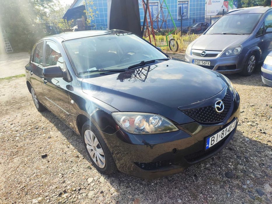 MAZDA 3 * 2004 rok * 1.4 benz. UBEZPIECZENIE OC PRAWIE ROK, ważne BT