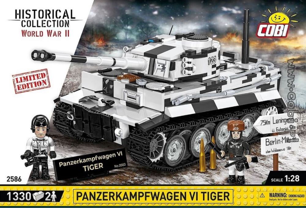 Klocki cobi 2586 czołg Tiger Limited Edition
