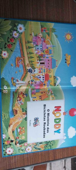 Livro Capa Dura "O Misterio das Bicicletas Roubadas" do Noddy (Novo)
