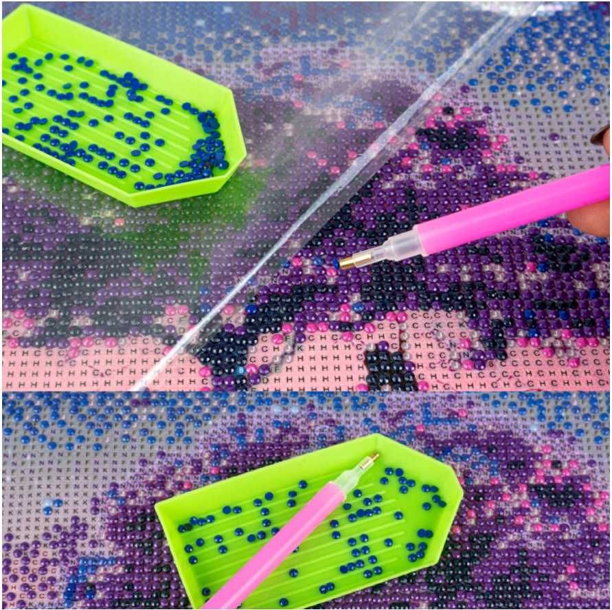 DIAMOND PAINTING akcesoria Do Haftu Diamentowego Zestaw XL
