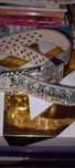 Y2k Biały belt z diamencikami