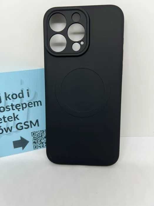 Mercury MagSafe Silicone Mikrofibra - iPhone 15 Pro Max - Black