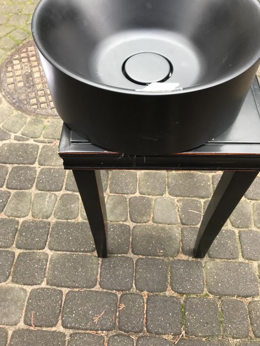 Umywalka nowa konglomerat czarna