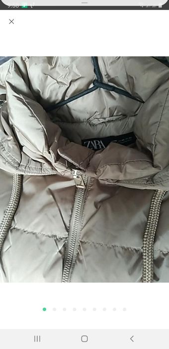 Продам пуховик Zara женский
