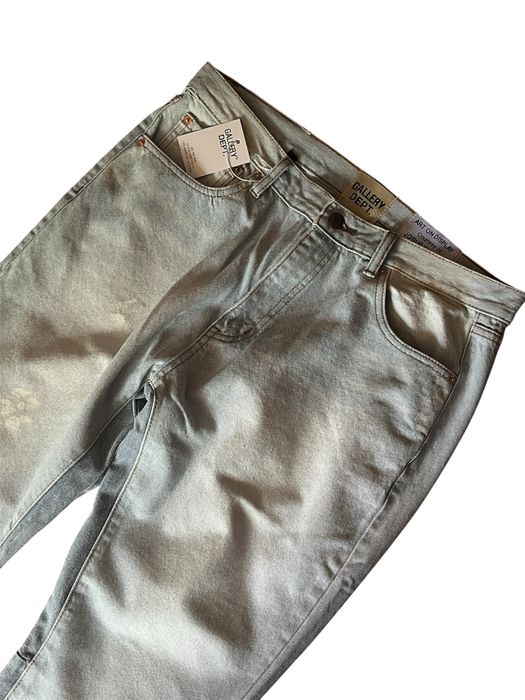 gallery dept джинсы slim fit drip drill opium