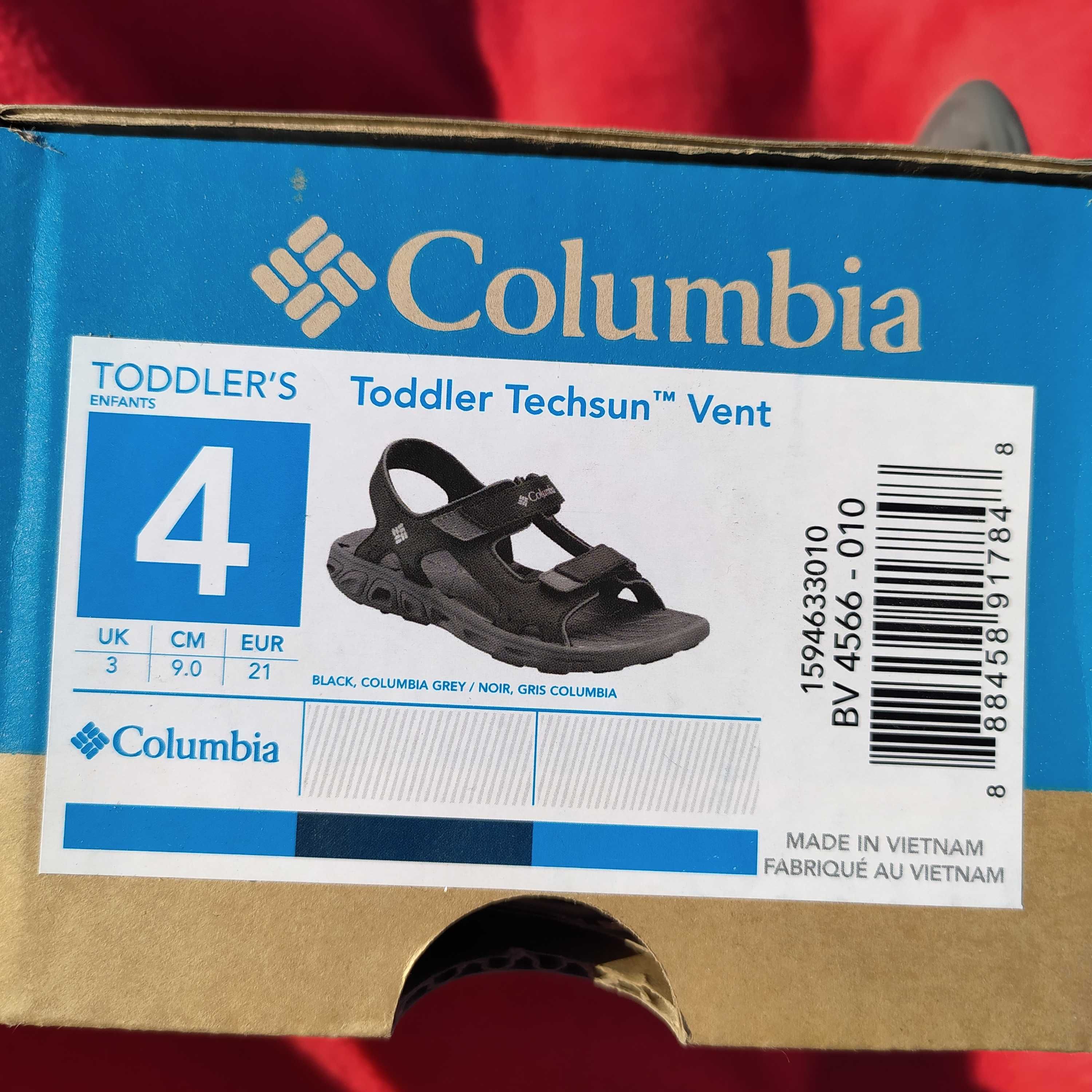 Детские сандалии Columbia р.21 на ножку 9 см