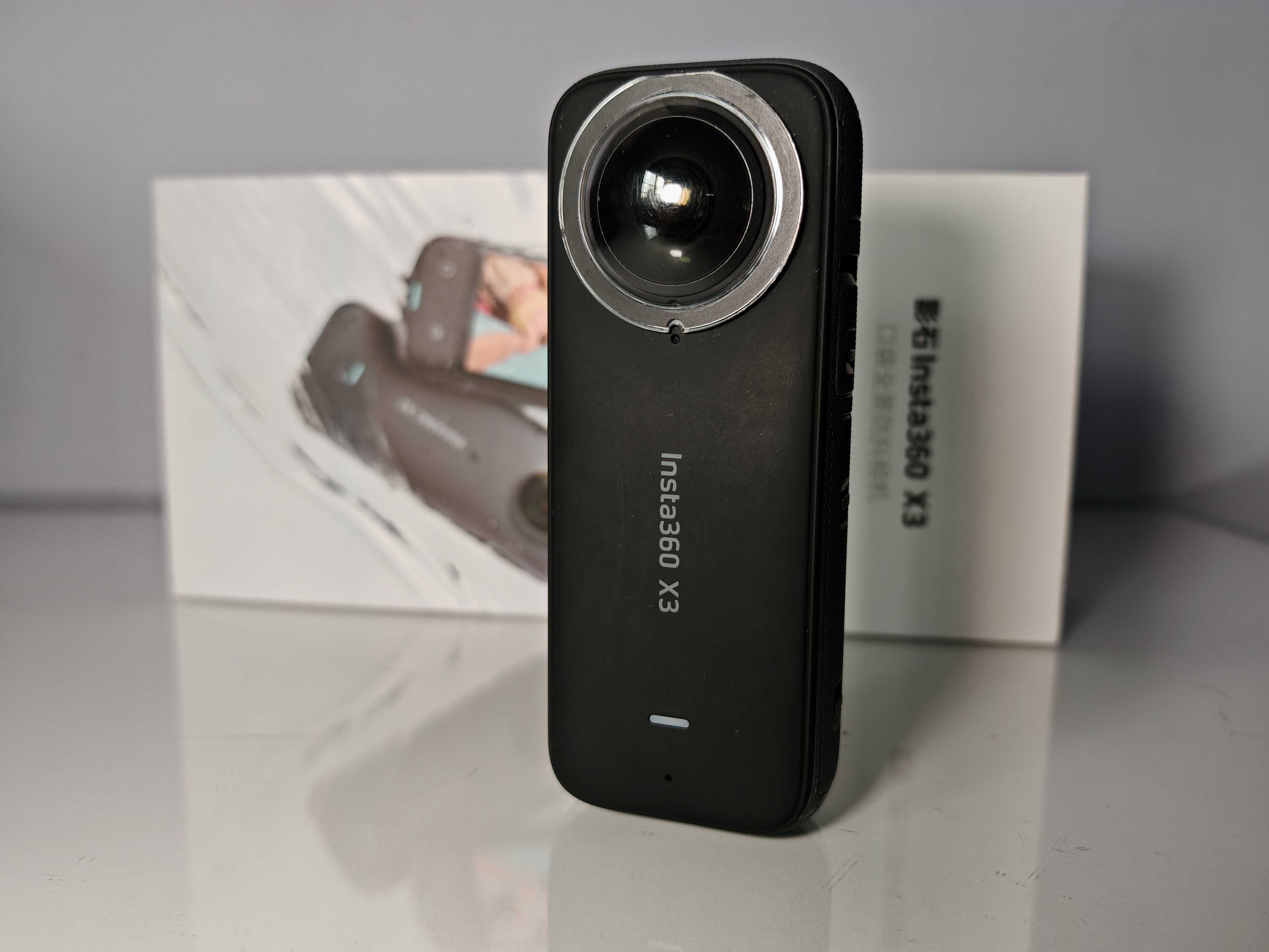 Kamera sportowa 360 Insta X3 - dodatkowa bateria klatka osłony zestaw