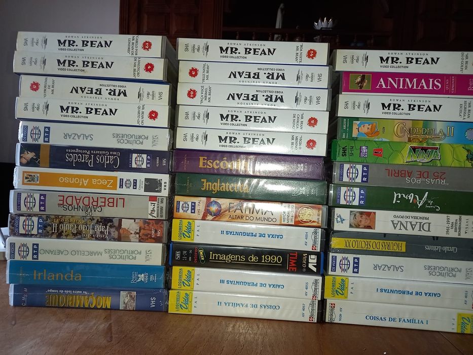 CDs, Cassetes, DVDs, filmes