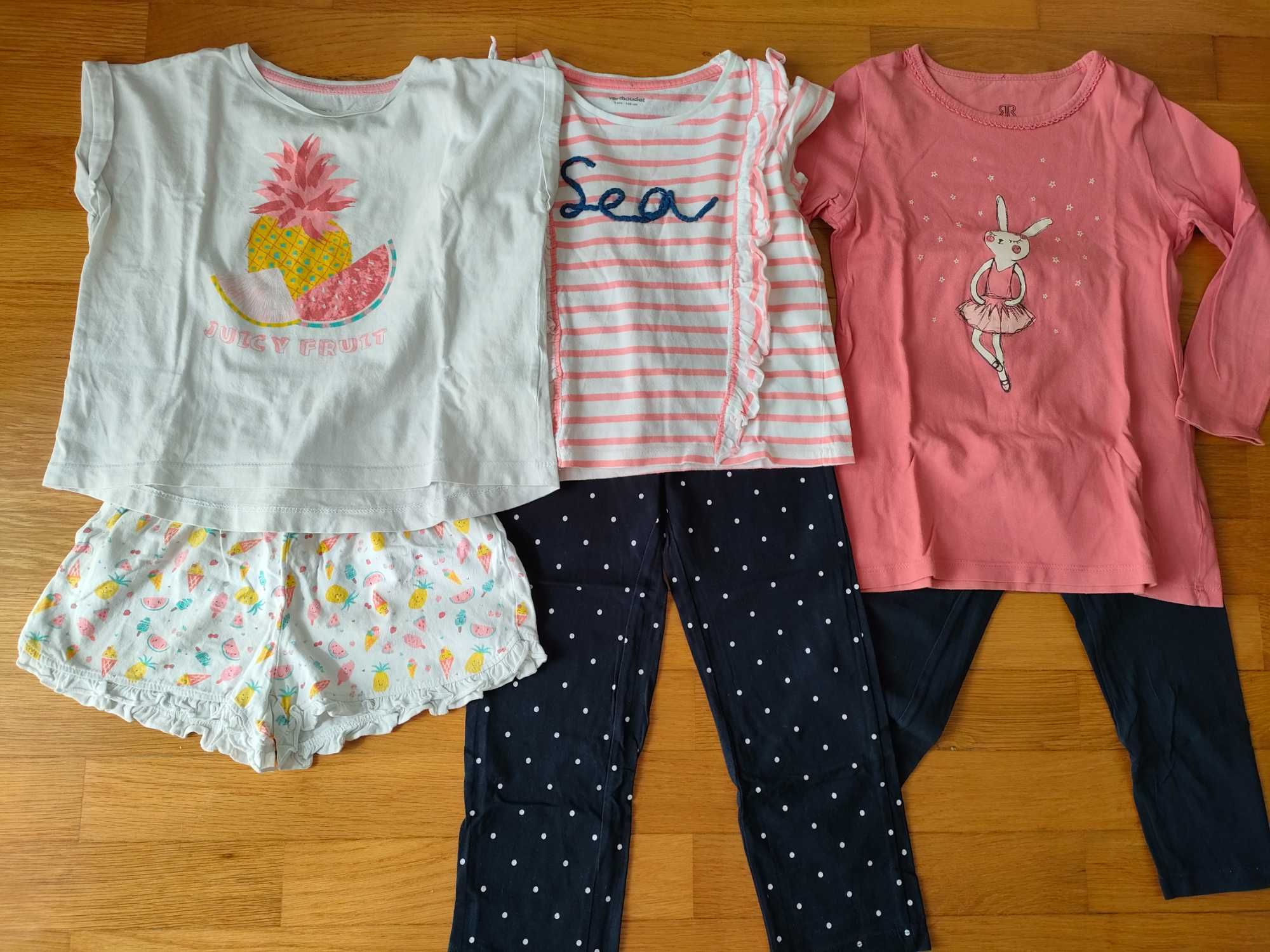 Lote de roupa de criança #44 (menina, 4-5 anos, pri/ver)