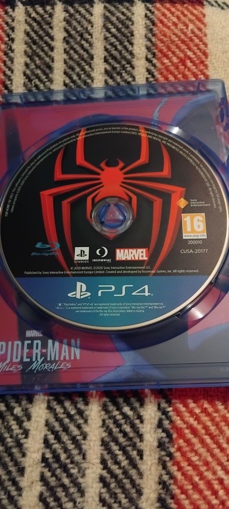 Диск игра ps4,ps5 Spider-Man Miles Morales