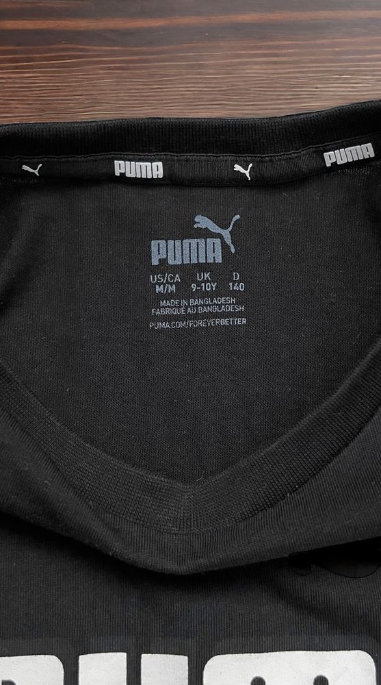 Футболка Puma (оригинал) на девочку 9-10 лет