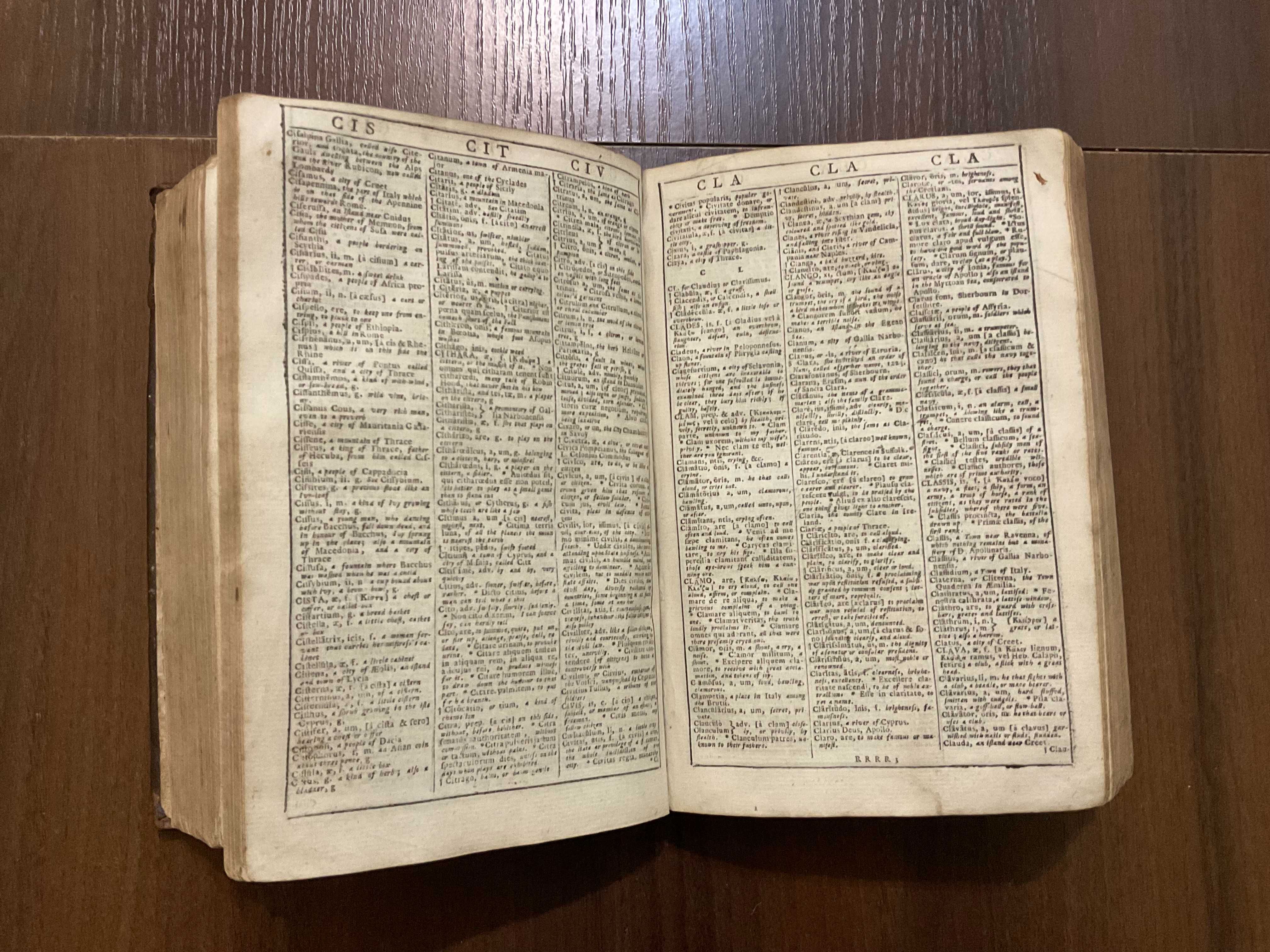 Лондон 1679 Словник англійсько-латинський Стародрук