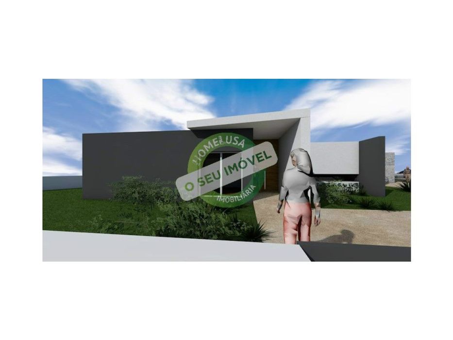 Terreno de 2250m2 c/ projeto aprovado para construção de moradia T3...