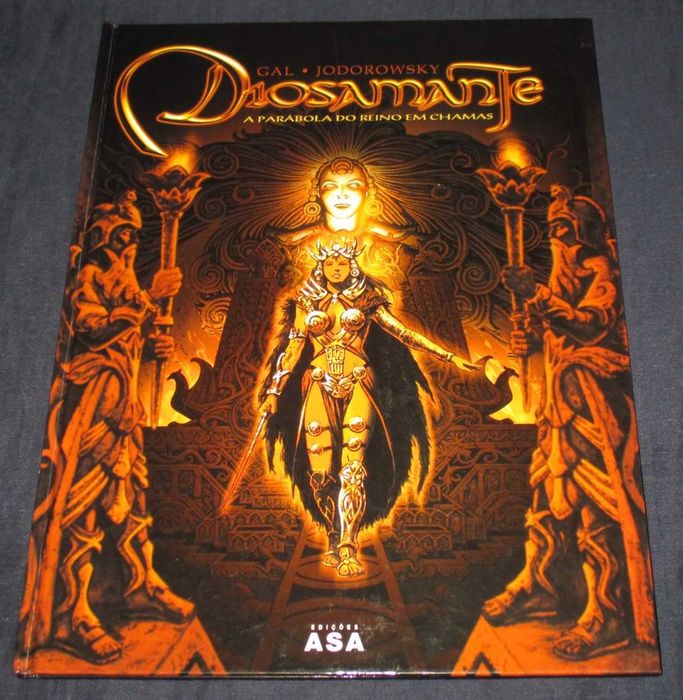 Livro BD Diosamante A Parábola do Reino em Chamas Alexandro Jodorowsky