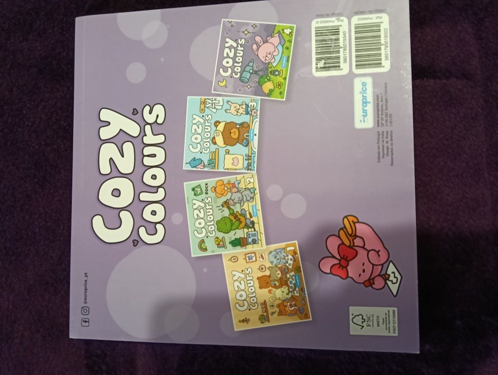 Livros de colorir cozy colorur