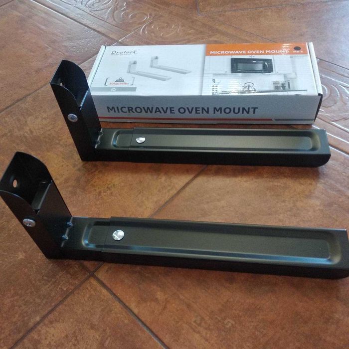 Кронштейн кріплення для мікрохвильовки Brateck MB-6 B чорного кольору