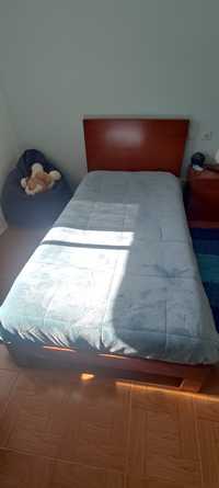 Cama 95x195 Madeira Cerejeira