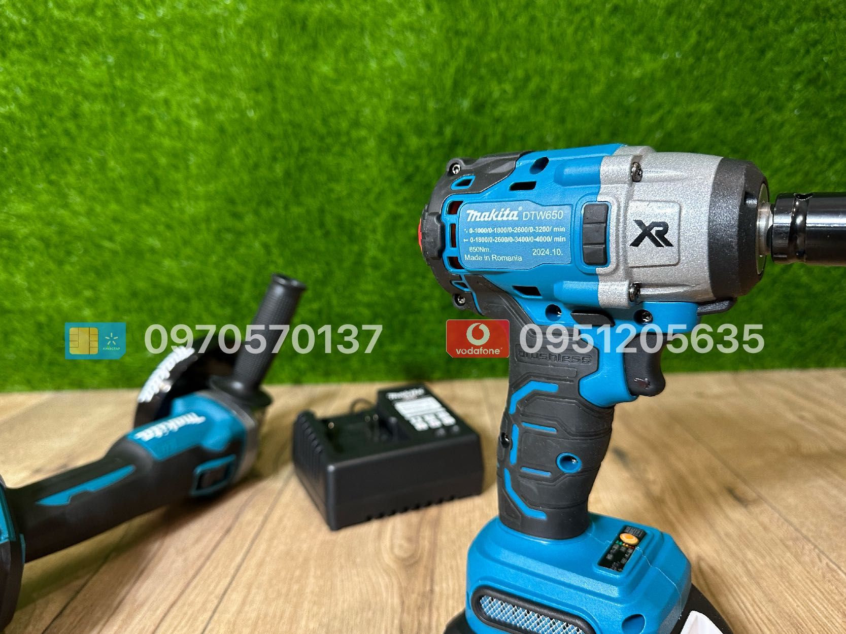 Набір 2в1 Makita Болгарка DGA504BL Гайковерт DTW650BL 36V 8Ah в кейсі