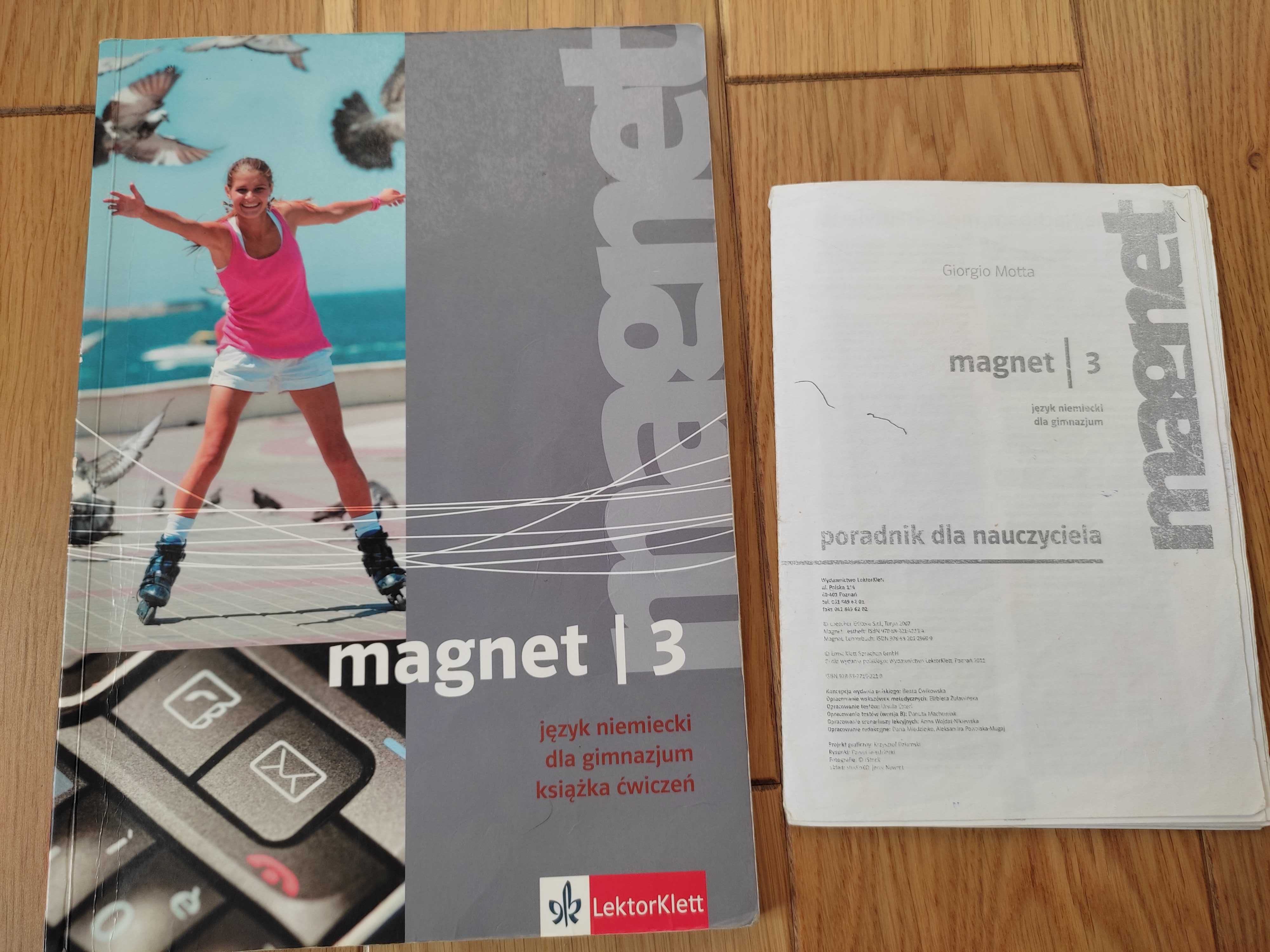 Magnet 3 ćwiczenia j niemiecki dla gimnazjum + dodatki