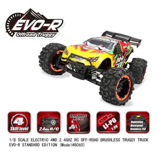 Remo Hobby EVO-R 8065 4WD Truggy Brushless 55км/год машинка ремо хоббі