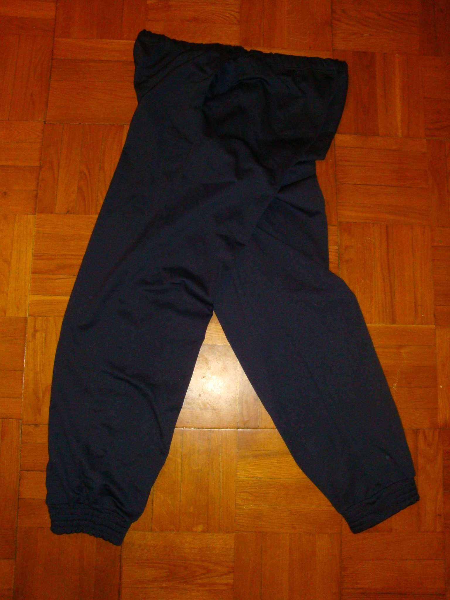 Брюки спортивные  полиестровые синие , размер 58-60 ( XXL )